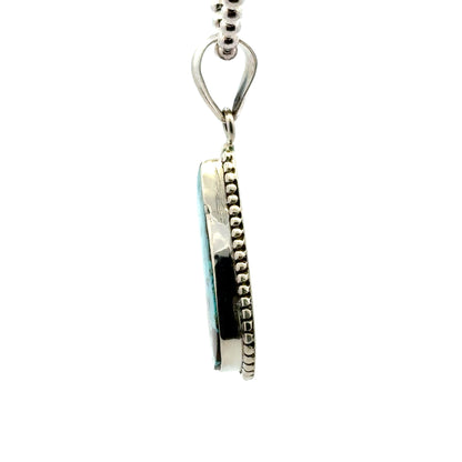 Unique Handcrafted Persian Turquoise Necklace – 925 Sterling Silver Jewelry