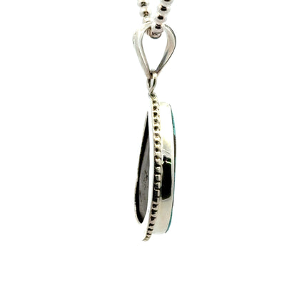 Unique Handcrafted Persian Turquoise Necklace – 925 Sterling Silver Jewelry