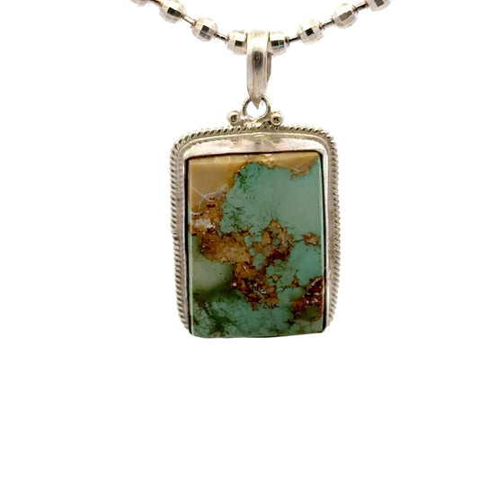 Unique Persian Turquoise Necklace – Handcrafted 925 Sterling Silver Design