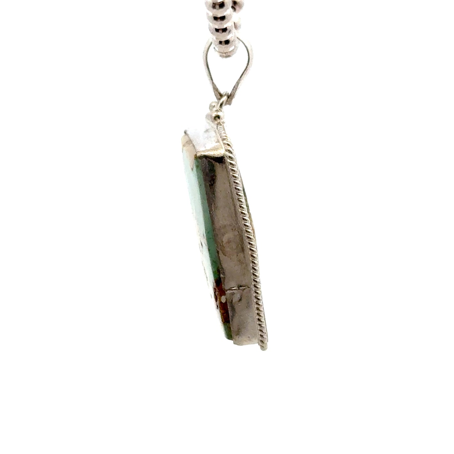 Unique Persian Turquoise Necklace – Handcrafted 925 Sterling Silver Design