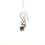 Persian Natural Turquoise Earrings – Handmade 925 Sterling Silver Design