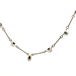Natural Persian Turquoise Necklace – Elegant Handmade 925 Sterling Silver Jewelry