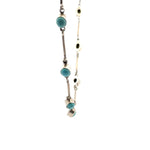 Natural Persian Turquoise Necklace – Elegant Handmade 925 Sterling Silver Jewelry
