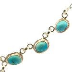 Exclusive Handmade Persian Natural Turquoise Necklace – Elegant Handmade 925 Sterling Silver Jewelry