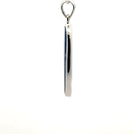 Oval-Shaped Kyanite Pendant – Handmade 925 Sterling Silver Design
