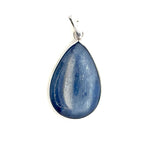 Pearl-Shaped Kyanite Pendant – Handmade 925 Sterling Silver Design
