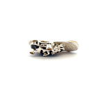Rainbow Moonstone Coral Reef Pendant with Three Yellow Sapphires