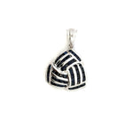 Blue Sapphire Pendant in 925 Sterling Silver