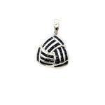 Blue Sapphire Pendant in 925 Sterling Silver