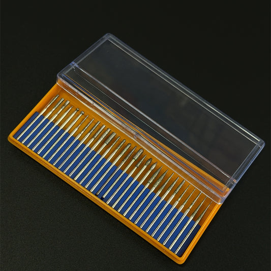 Diamond Set Burr Tool Kit - 30-Piece