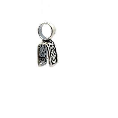 925 Sterling Silver Pinch Bail