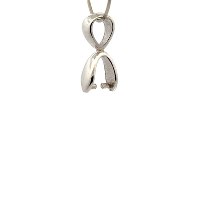 925 Sterling Silver Pinch Bail