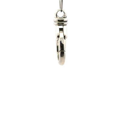 925 Sterling Silver Lobster Clasp with CZ