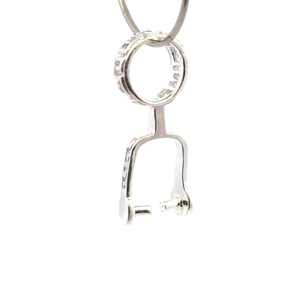 925 Sterling Silver Pinch Bail
