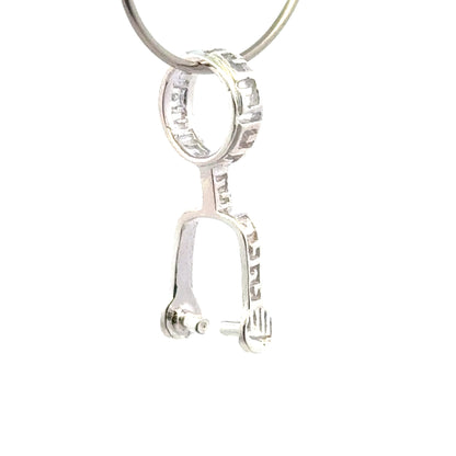 925 Sterling Silver Pinch Bail