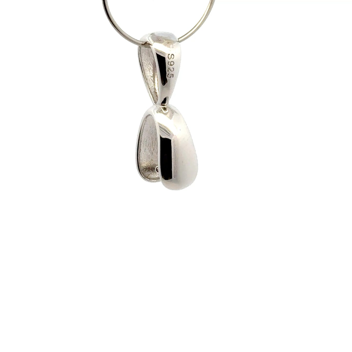 925 Sterling Silver Heavy Pinch Bail