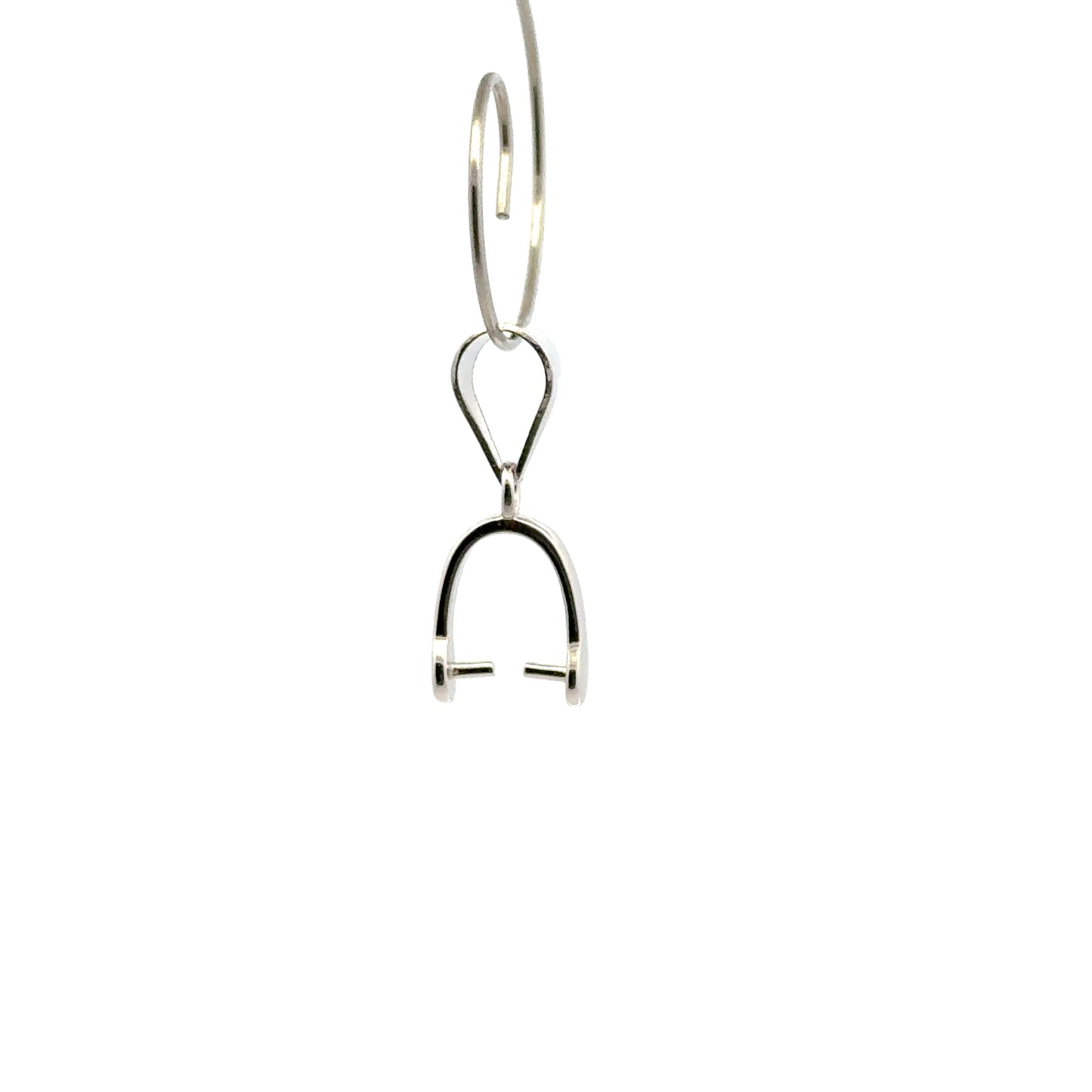 925 Sterling Silver Pinch Bail