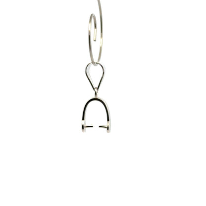 925 Sterling Silver Pinch Bail