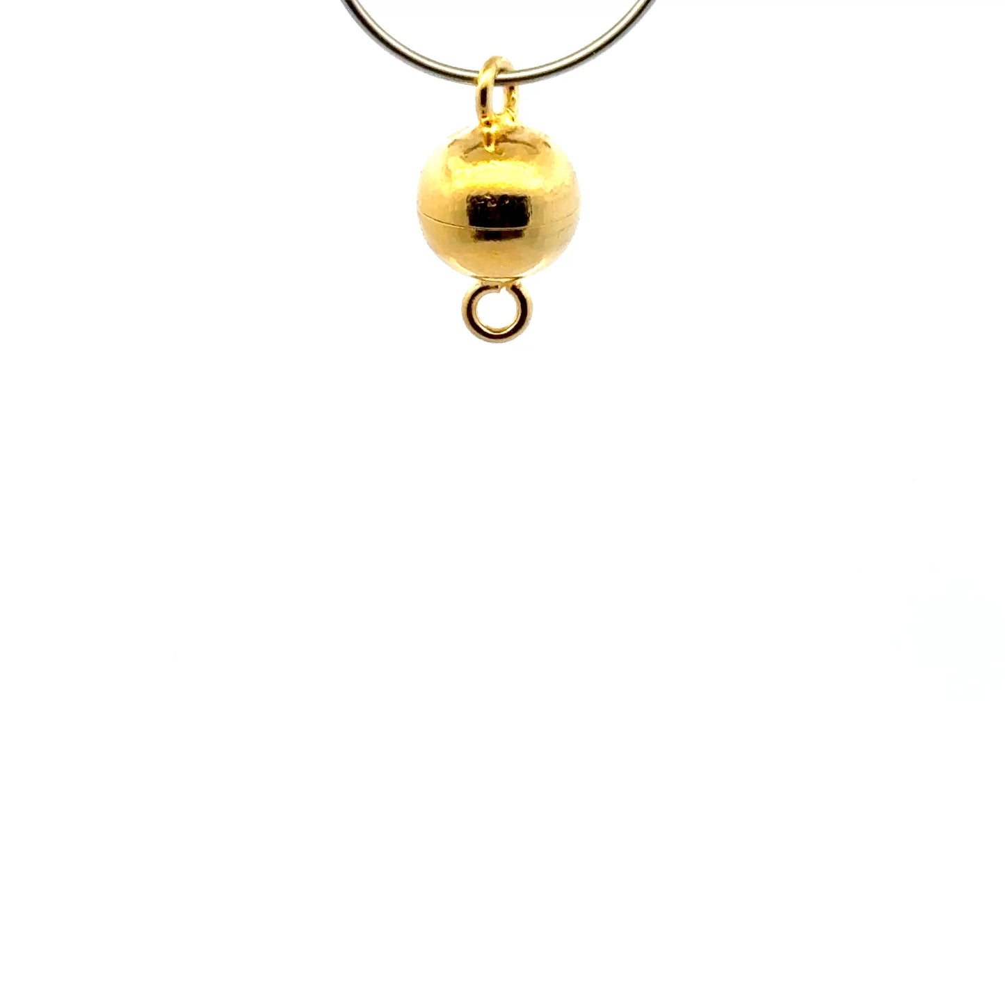 925 Sterling Silver Round Magnetic Clasps