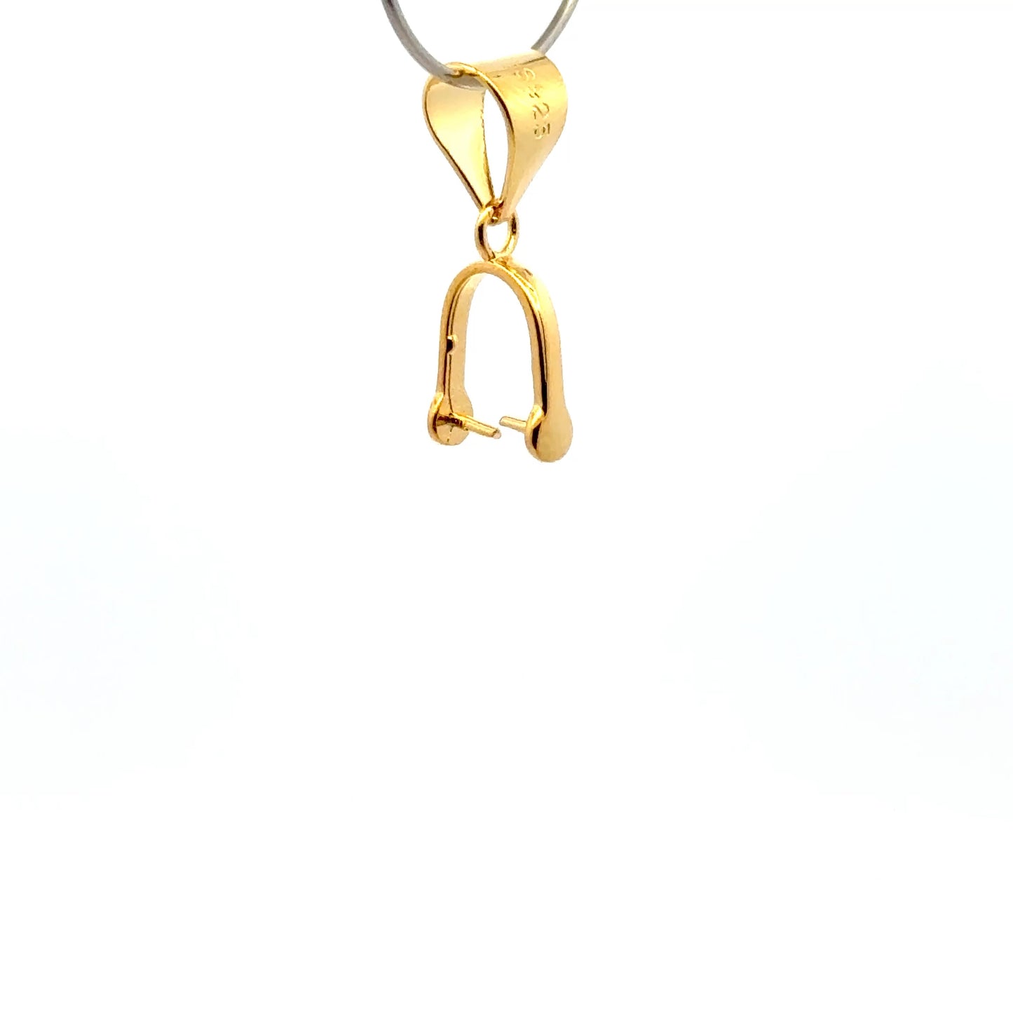 925 Sterling Silver Pinch Bail