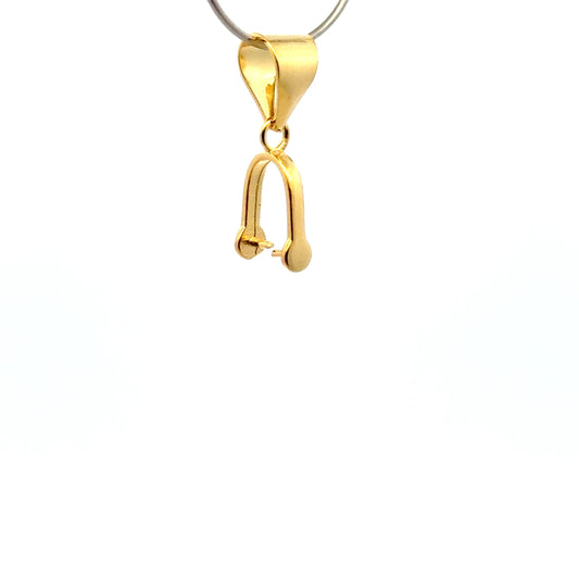 925 Sterling Silver Pinch Bail