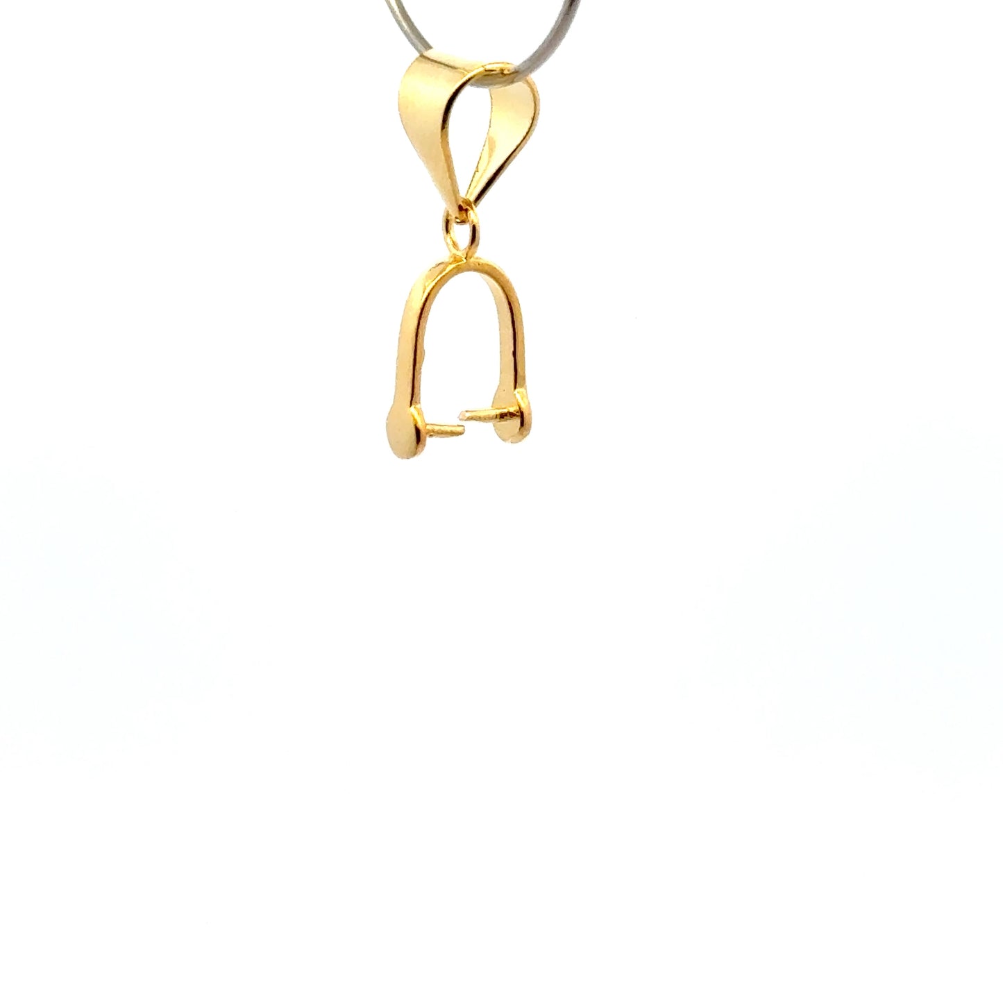 925 Sterling Silver Pinch Bail