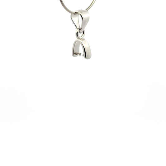 925 Sterling Silver Pair of Pinch Bail