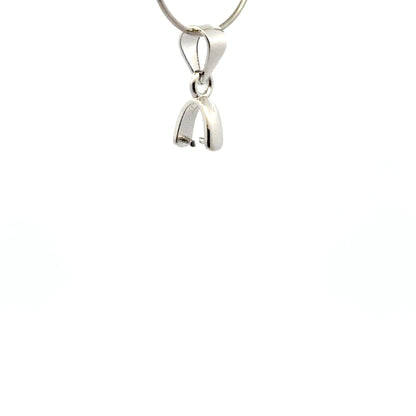 925 Sterling Silver Pair of Pinch Bail