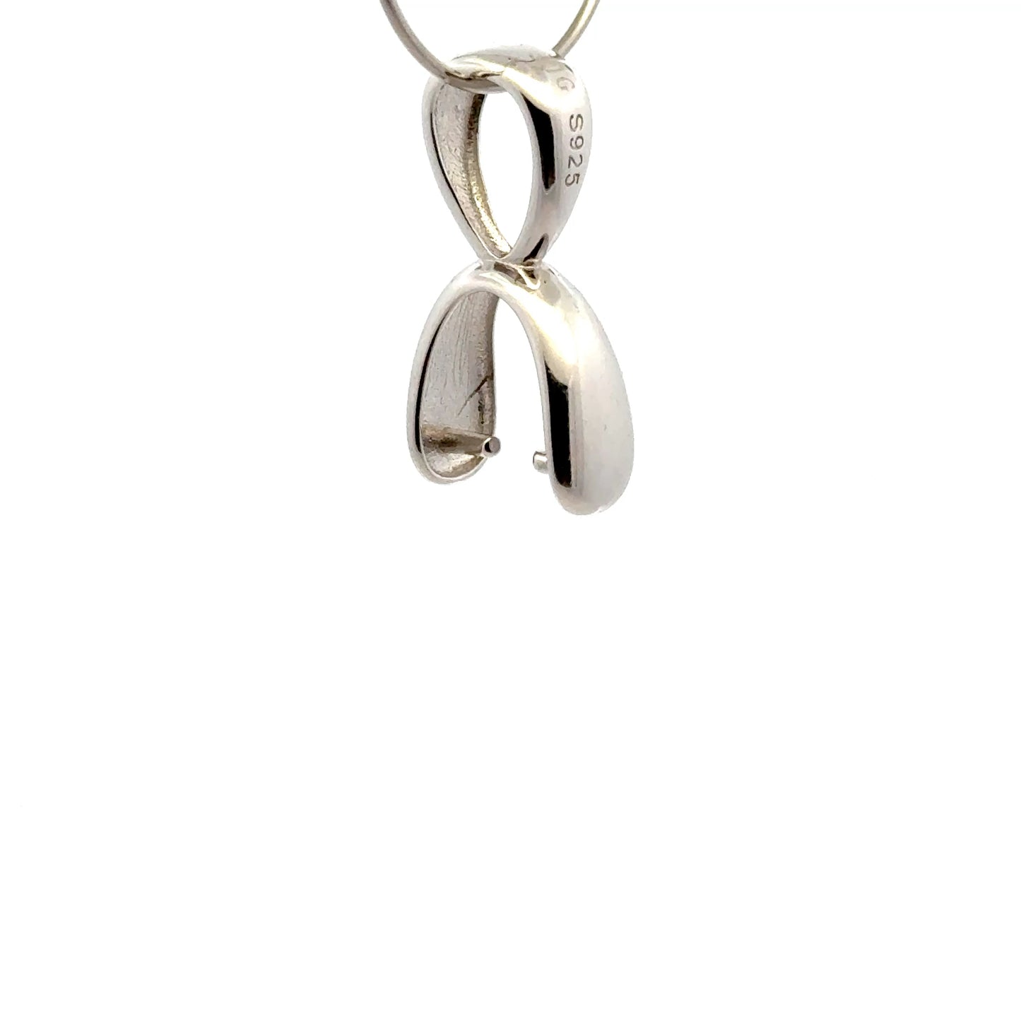 925 Sterling Silver Pinch Bail