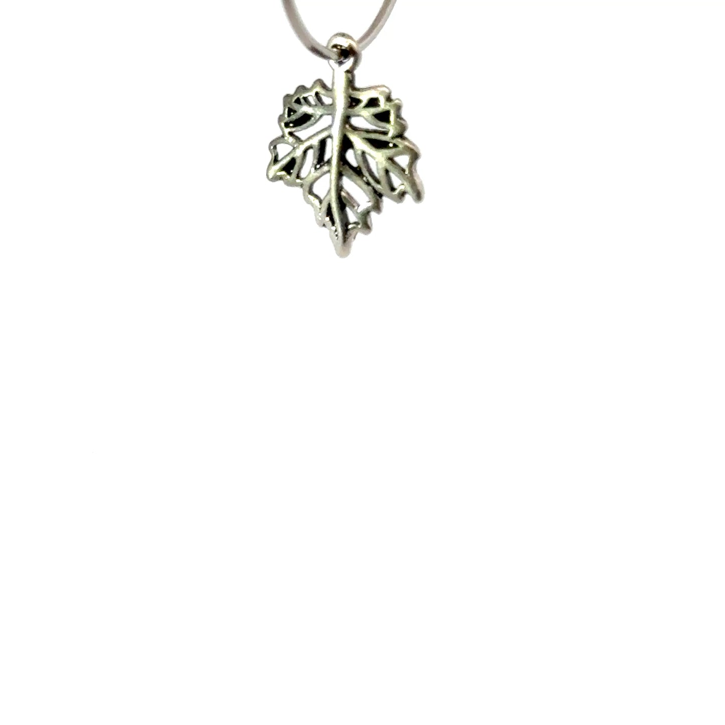 925 Sterling Silver Maple Leaf Charm