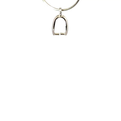 925 Sterling Silver Pack of 10 Non-Articulating Mini Pinch Bail