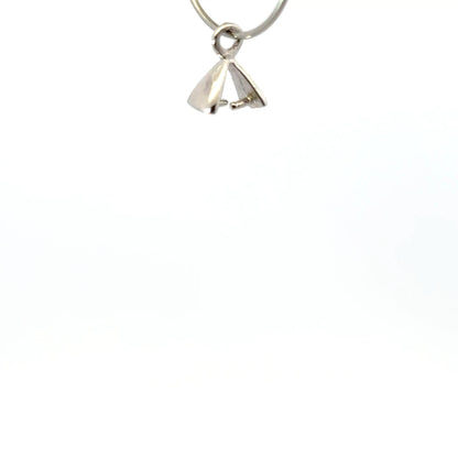 925 Sterling Silver Pack of 6 Triangle Pinch Bail