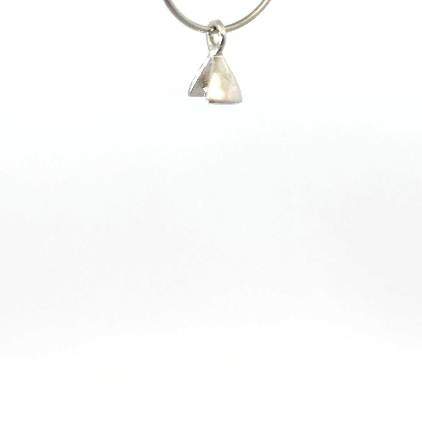 925 Sterling Silver Pack of 6 Triangle Pinch Bail