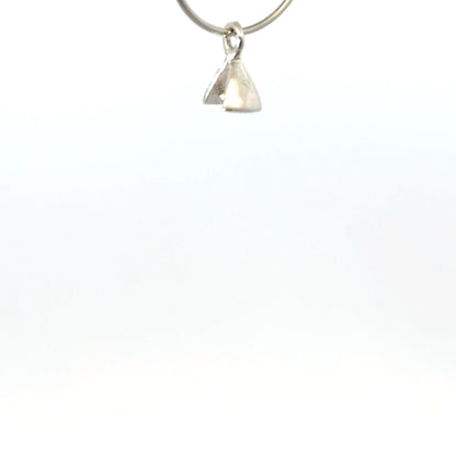 925 Sterling Silver Pack of 6 Triangle Pinch Bail