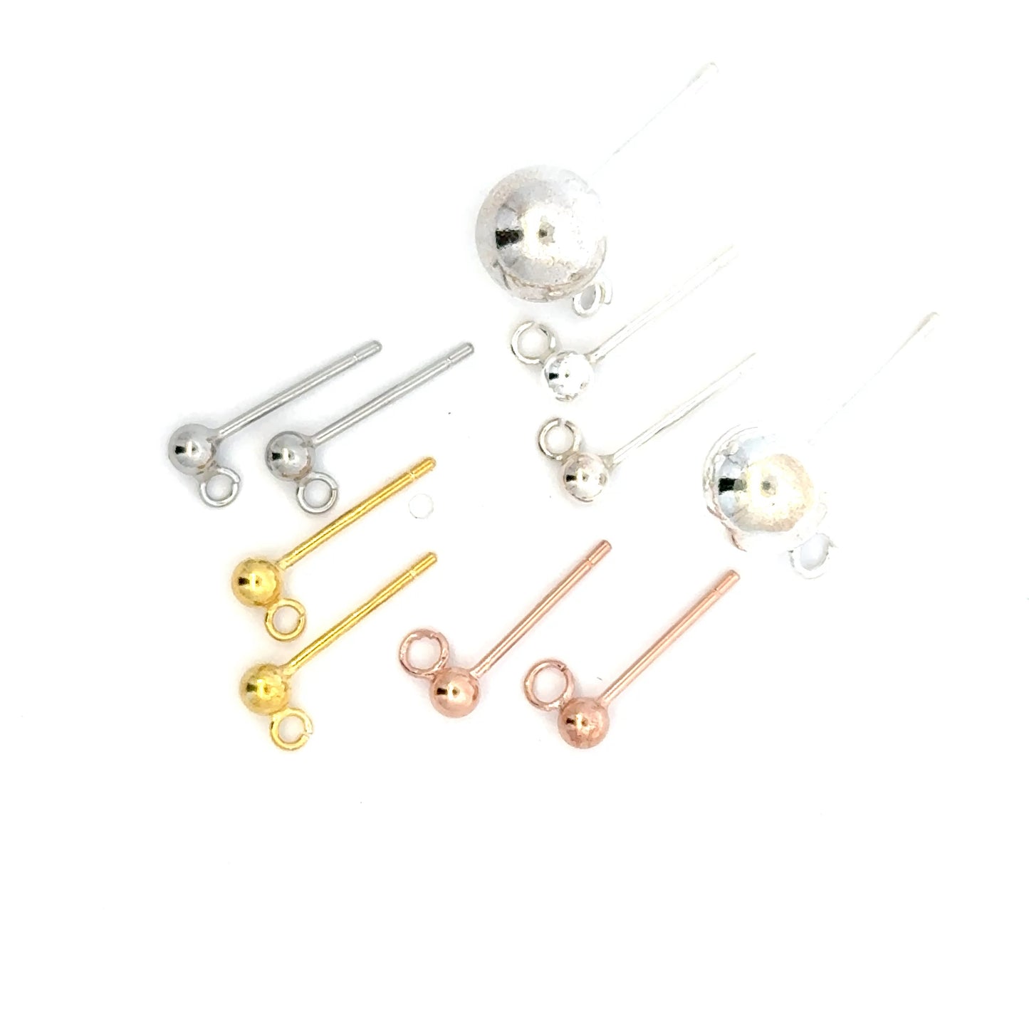 925 Sterling Silver Pair of Stud Earrings