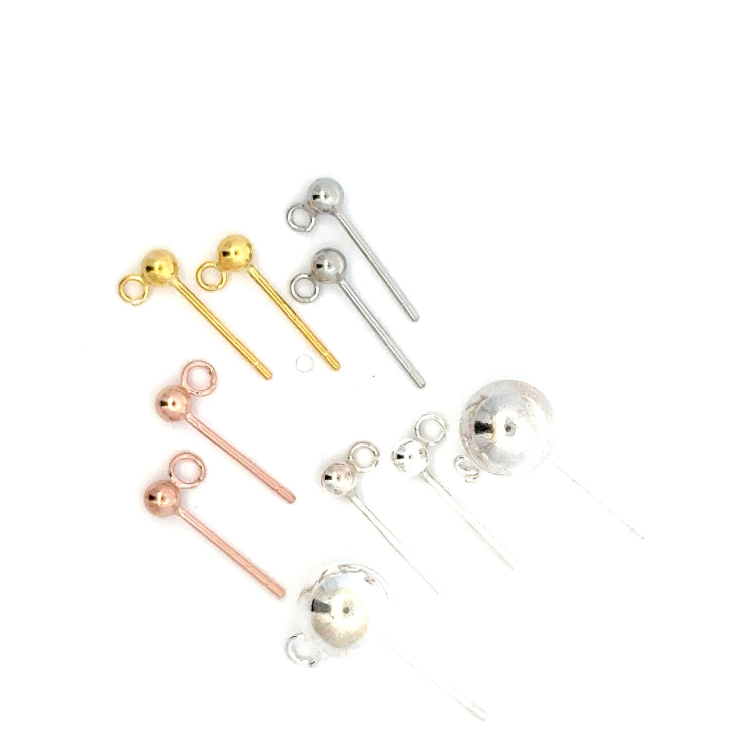 925 Sterling Silver Pair of Stud Earrings