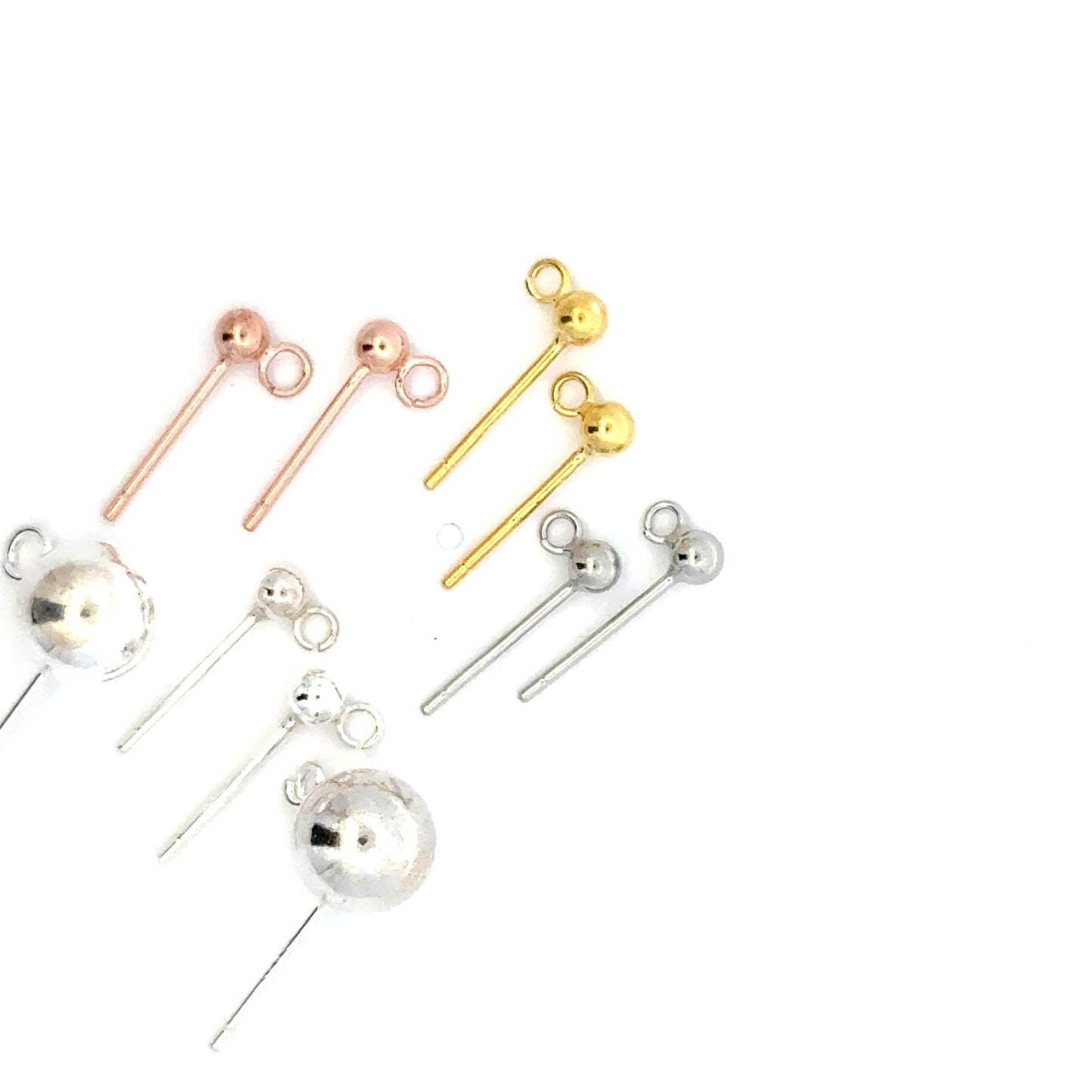925 Sterling Silver Pair of Stud Earrings