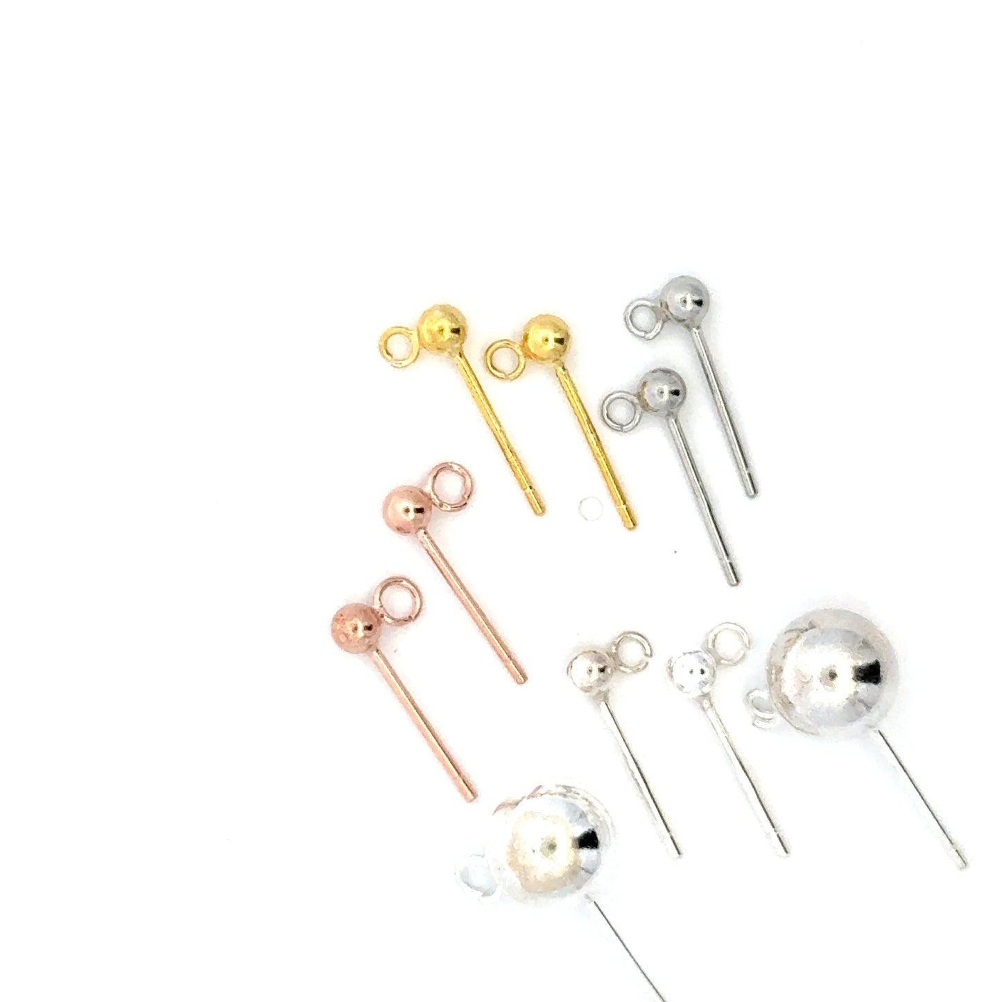 925 Sterling Silver Pair of Stud Earrings