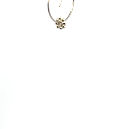 925 Sterling Silver Pack of 10 Daisy Spacers