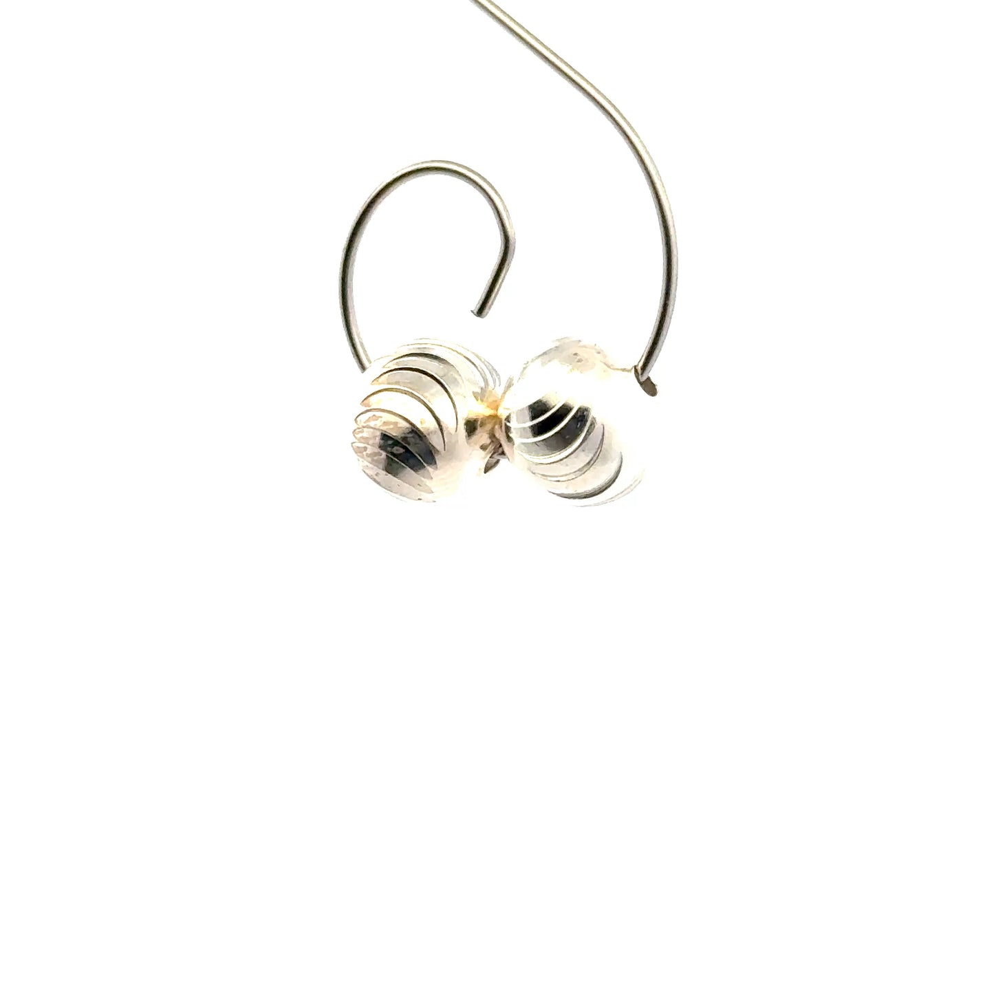 925 Sterling Silver Pack of 10 Turbo Beads