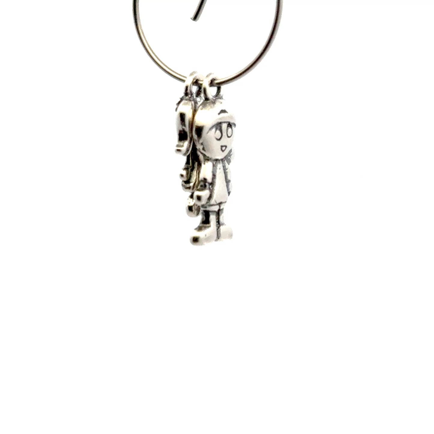 925 Sterling Silver Girl & Boy Charms