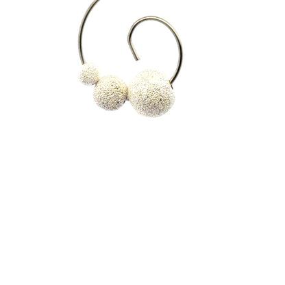 925 Sterling Silver Pack of 10 Sparkle Beads