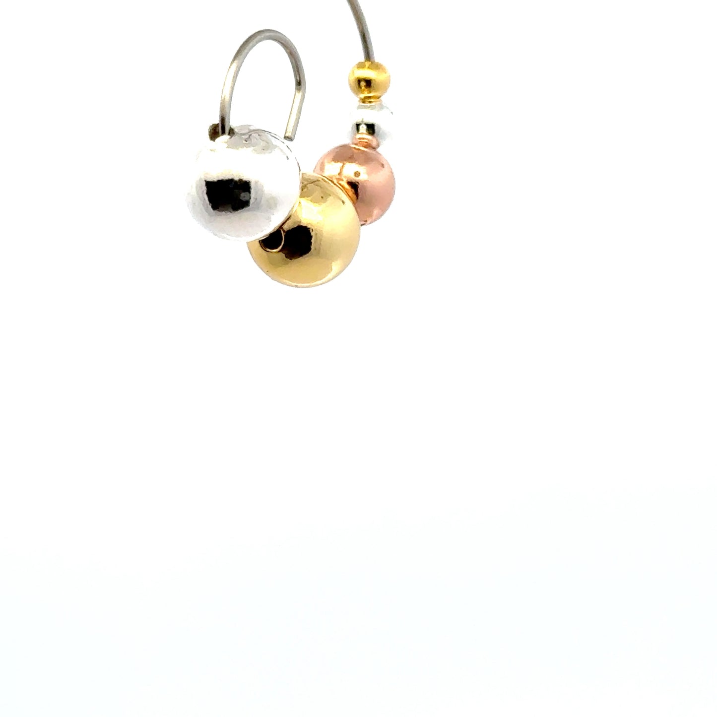 925 Sterling Silver Pack of 10 Smooth Round Beads Set