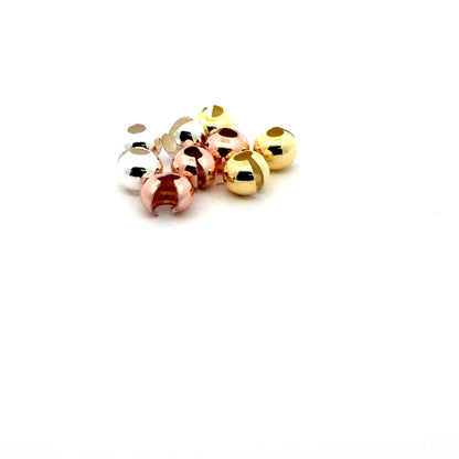 925 Sterling Silver Pack of 10 Crimp Covers