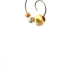 925 Sterling Silver Pack of 10 Cats Eye Round Bead