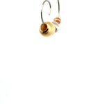 925 Sterling Silver Pack of 10 Cats Eye Round Bead