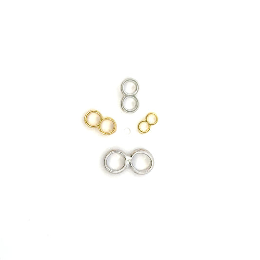 925 Sterling Silver Pack of 10 Figure 8