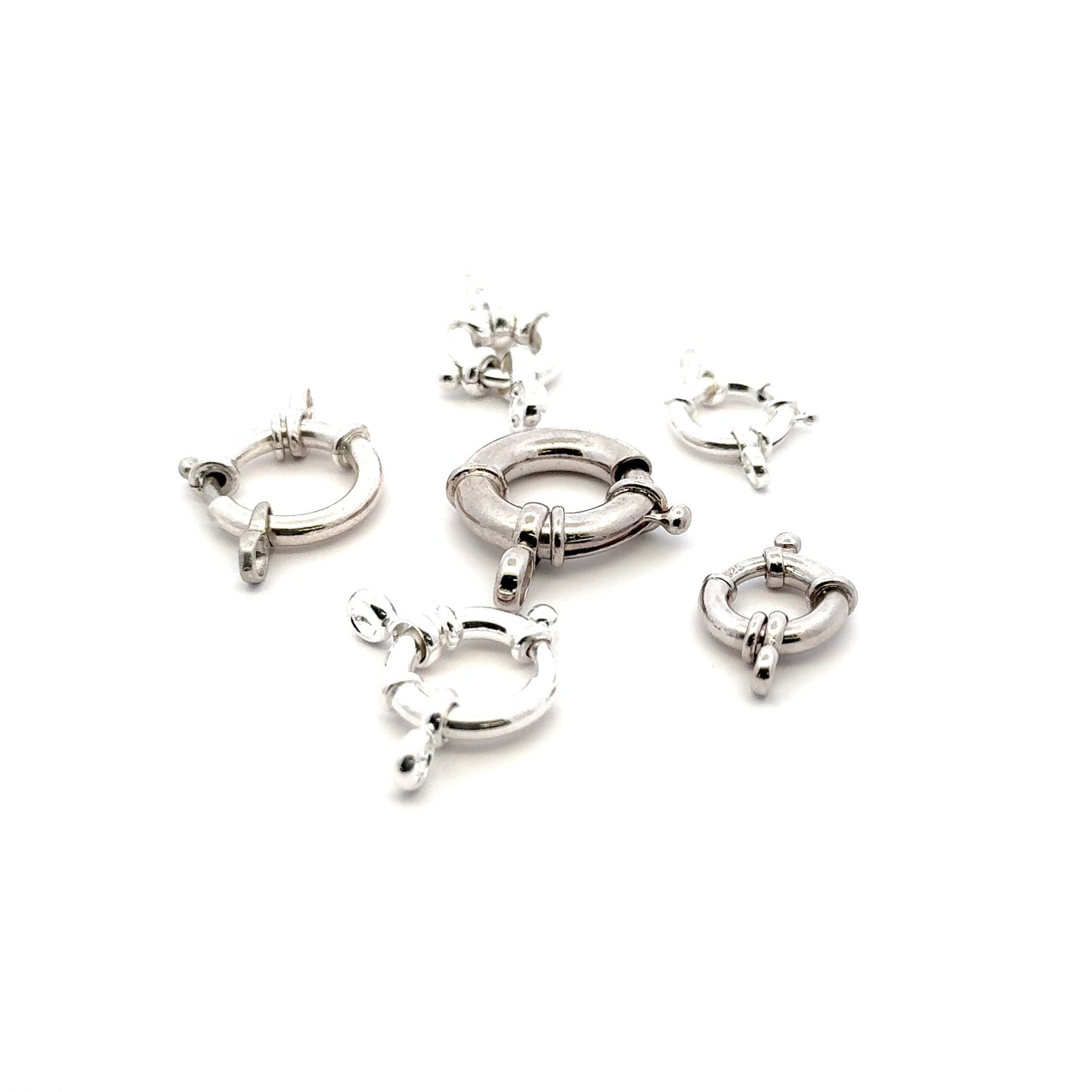 925 Sterling Silver Round Clasp