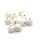 925 Sterling Silver Pack of 10 Lasered Diamond Balls