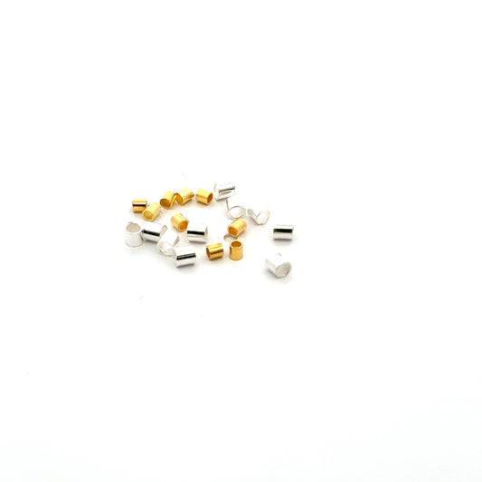 925 Sterling Silver Pack of 20 Crimp